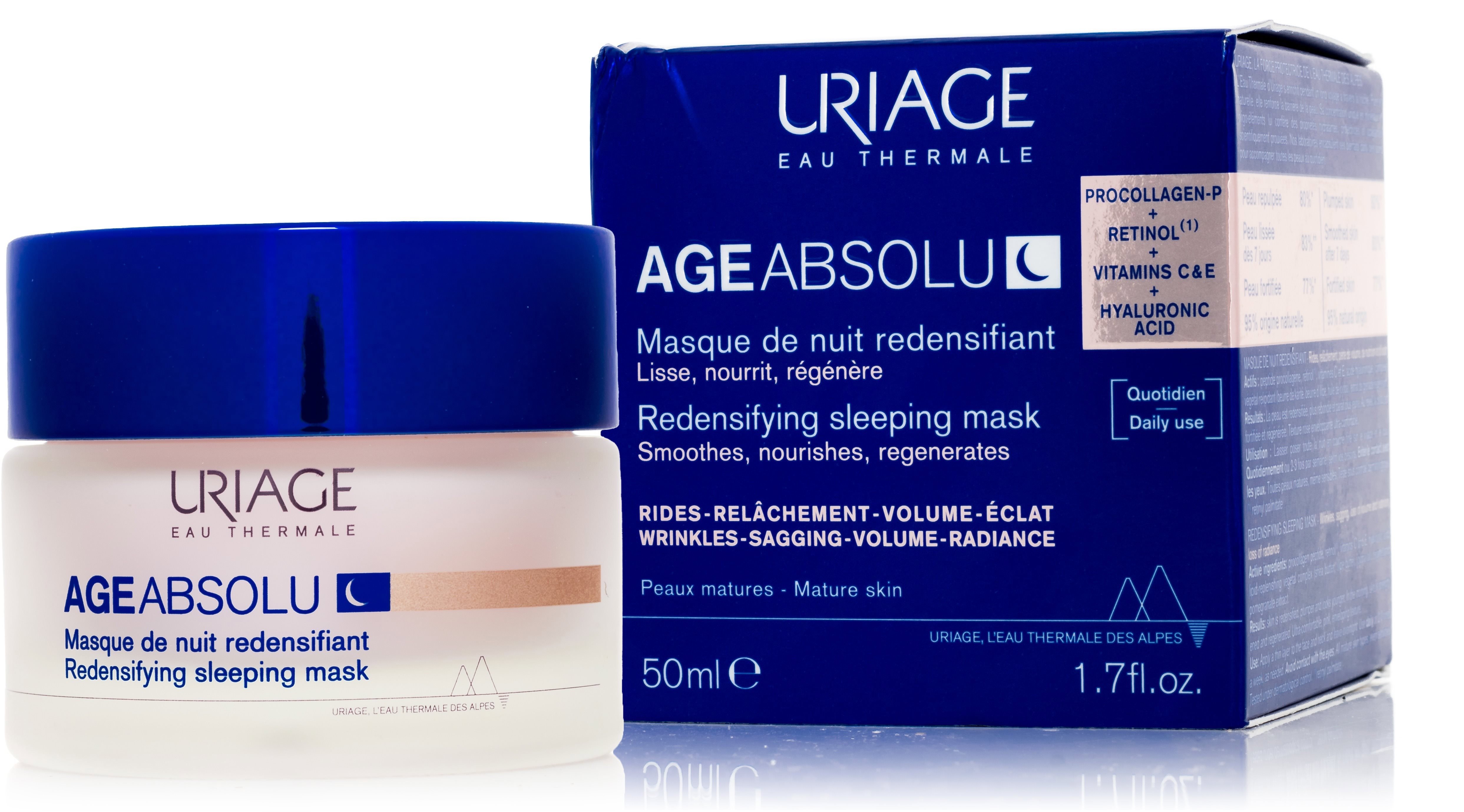 Pleťový krém URIAGE Age Absolu Redensifying Sleeping Mask 50 ml