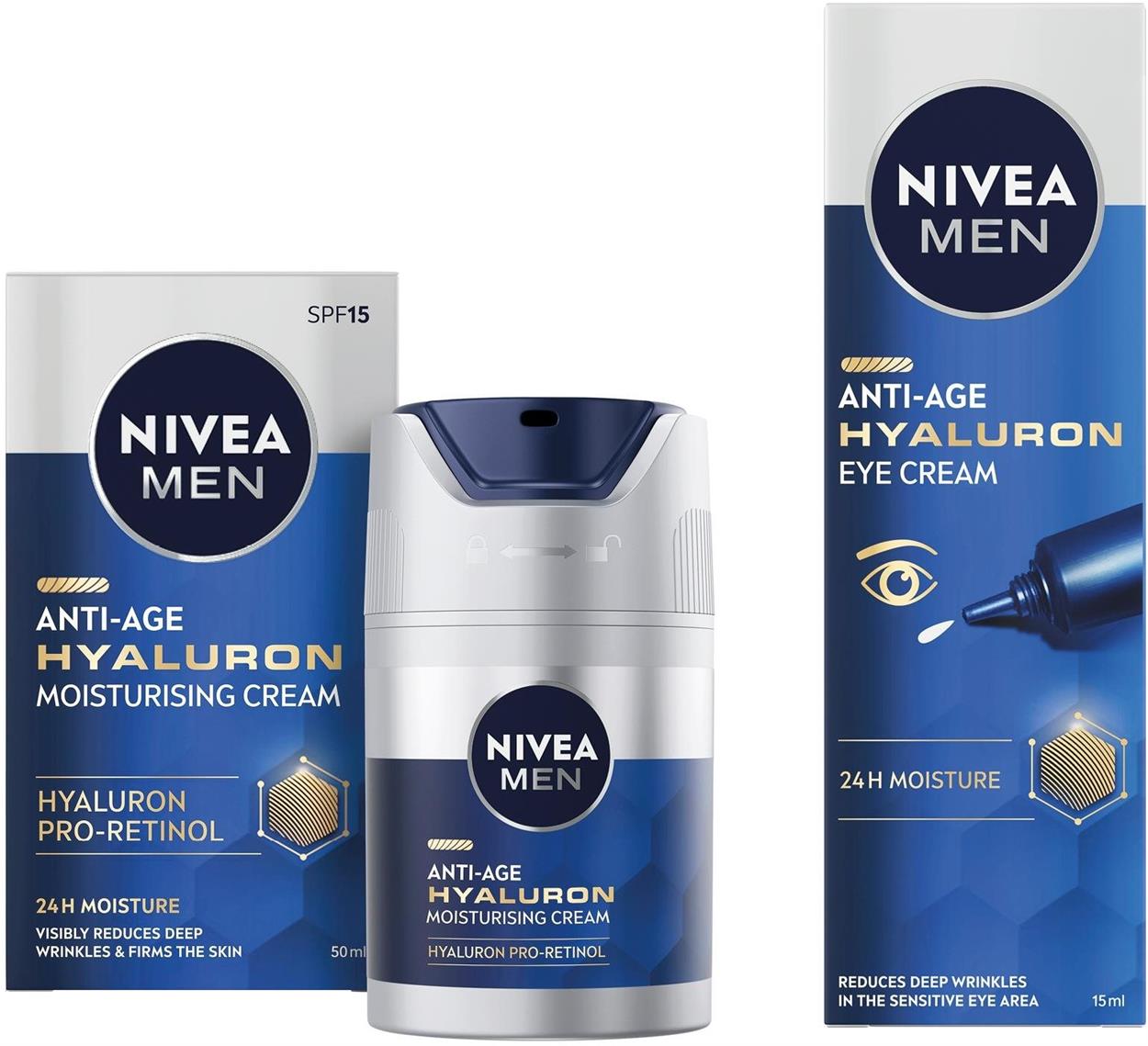 Kosmetická sada NIVEA MEN Hyaluron Set 65 ml