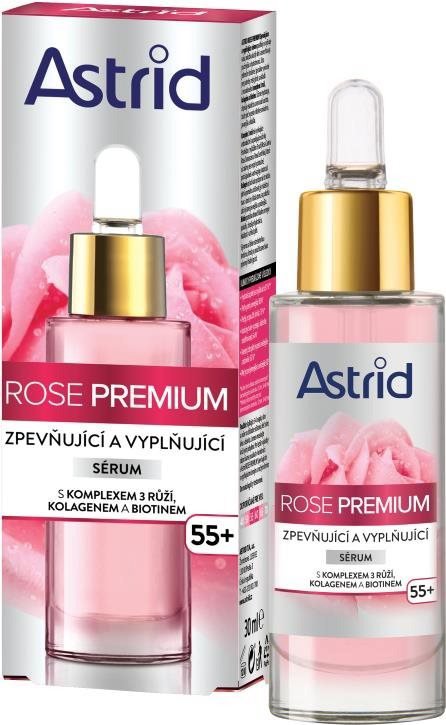 Pleťové sérum ASTRID Rose Premium 55+ Zpevňující a vyplňující sérum 30 ml