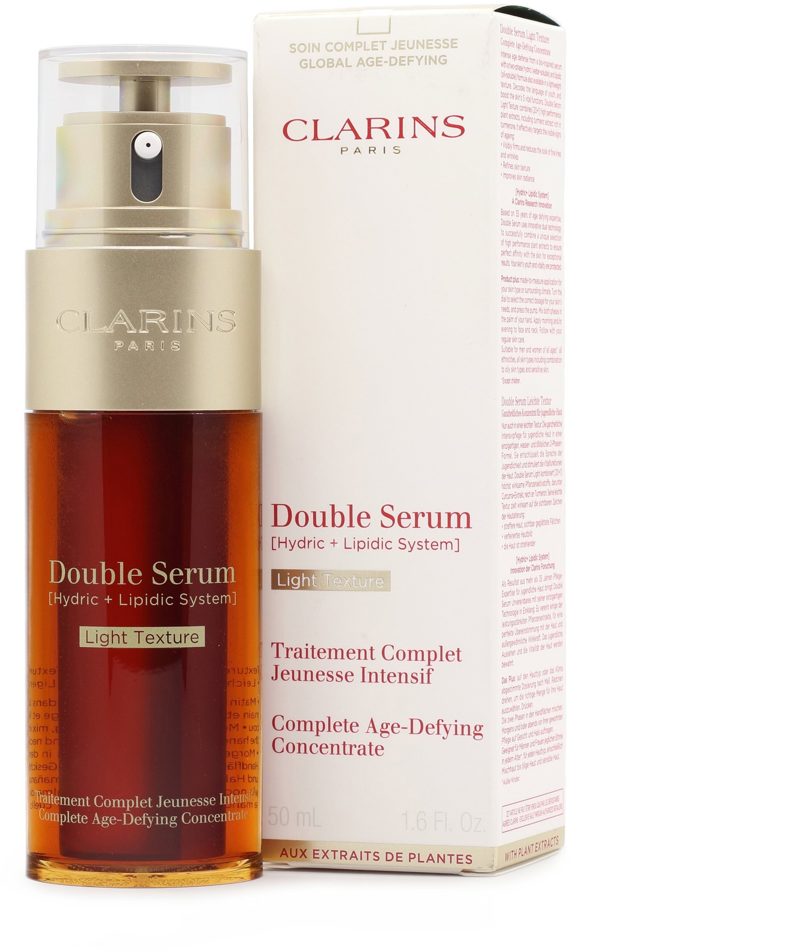 Pleťové sérum CLARINS Double Serum Light Texture 50 ml
