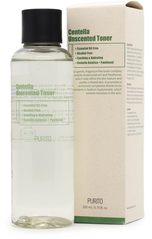 Pleťové tonikum PURITO Centella Unscented Toner 200 ml