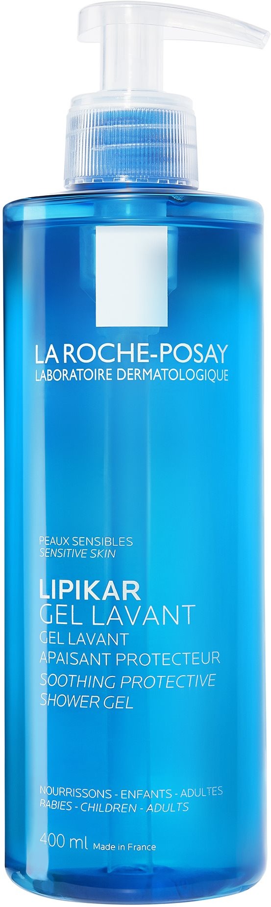 Sprchový gel LA ROCHE-POSAY Lipikar Soothing Protective je jemný pro každodenní mytí pokožky těla