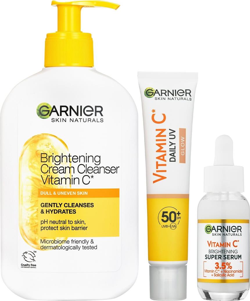 Kosmetická sada GARNIER Skin Natural Vitamin C Set 320 ml