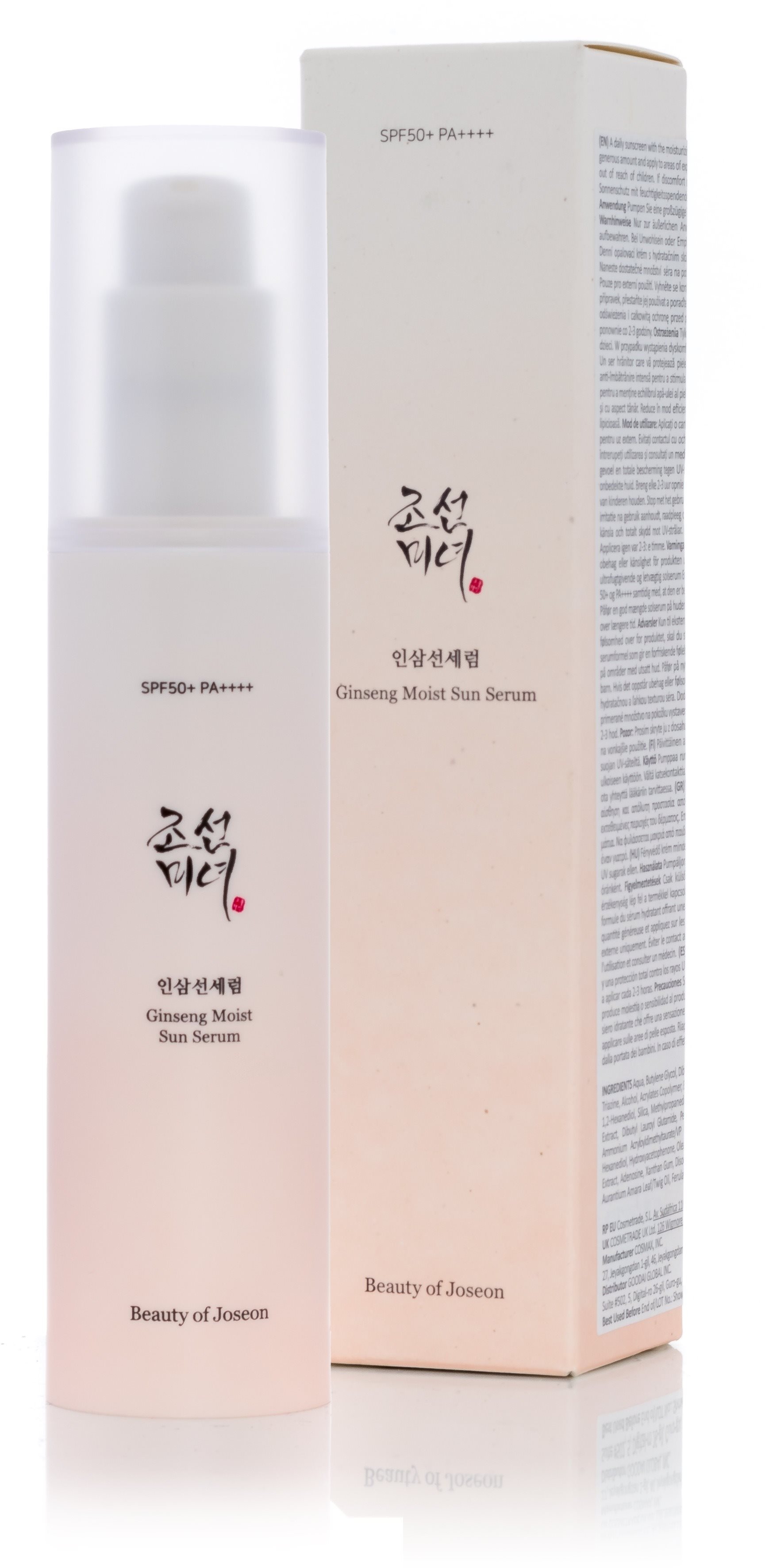 Opalovací krém BEAUTY OF JOSEON Ginseng Moist Sun Serum SPF50+