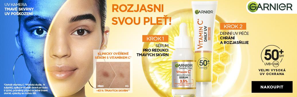 Pleťový fluid GARNIER Skin Naturals Vitamin C UV fluid SPF 50+ glow