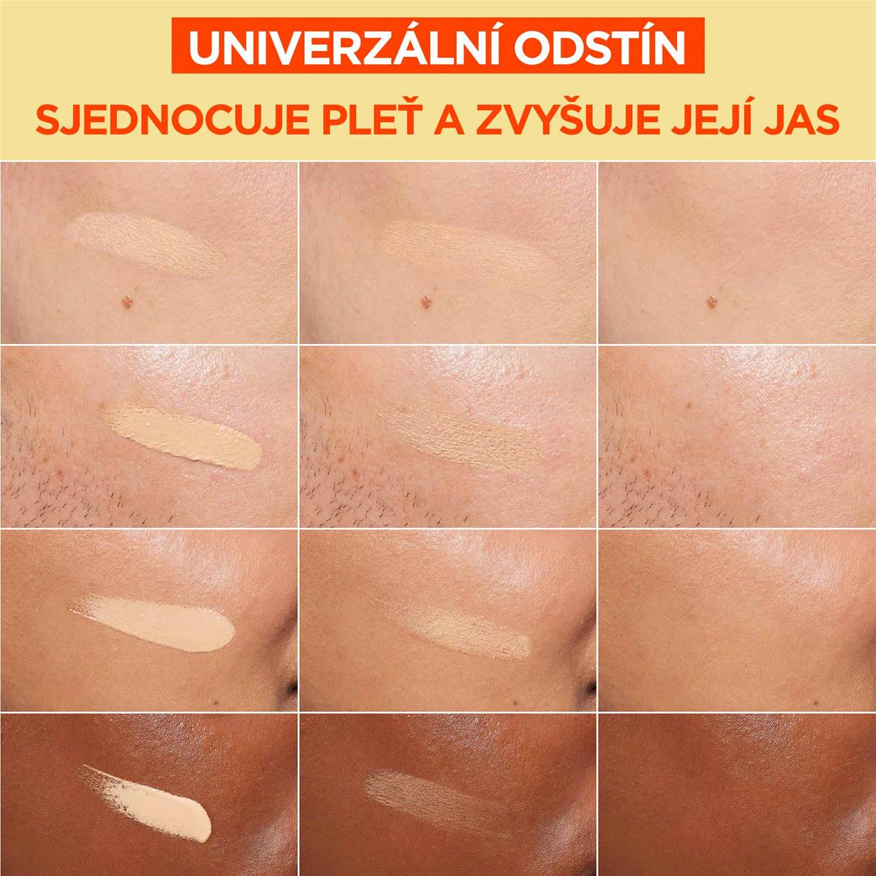 Pleťový fluid GARNIER Skin Naturals Vitamin C UV fluid SPF 50+ glow