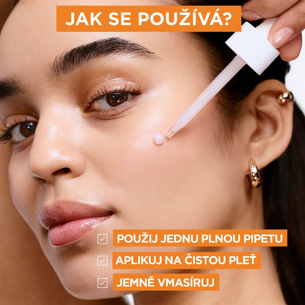 Pleťový fluid GARNIER Skin Naturals Vitamin C UV fluid SPF 50+ glow