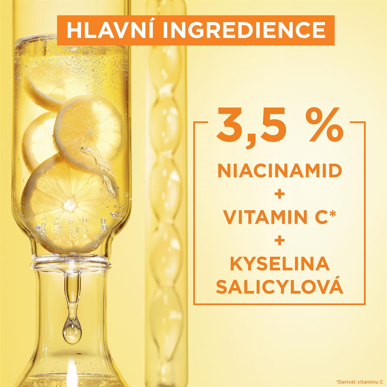 Pleťový fluid GARNIER Skin Naturals Vitamin C UV fluid SPF 50+ glow