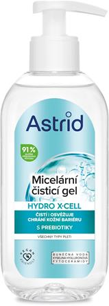 Micelární gel ASTRID Hydro X-Cell Čisticí micelární gel 200 ml