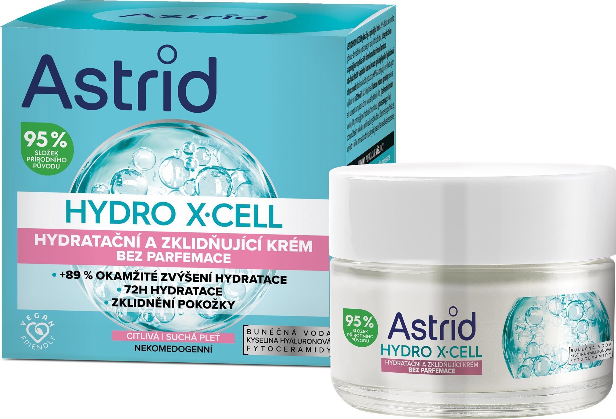 ASTRID Hydro X-Cell Hydratační a zklidňující krém 50 ml