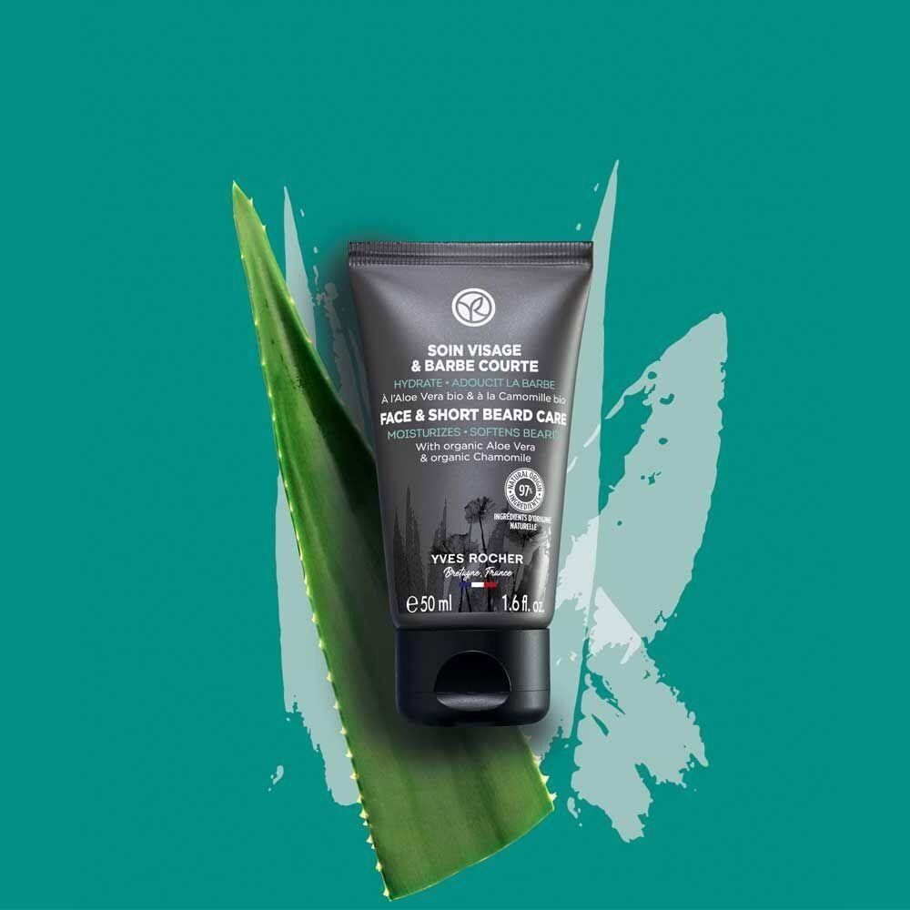 Pleťový krém YVES ROCHER Péče o obličej a krátké vousy 50 ml