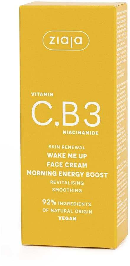 Skin cream ZIAJA Vitamin C.B3 Niacinamide Morning Cream after waking up 50 ml