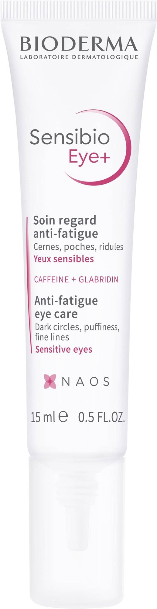 Oční krém BIODERMA Sensibio Eye+ působí velmi šetrně na citlivou pokožku v očním okolí
