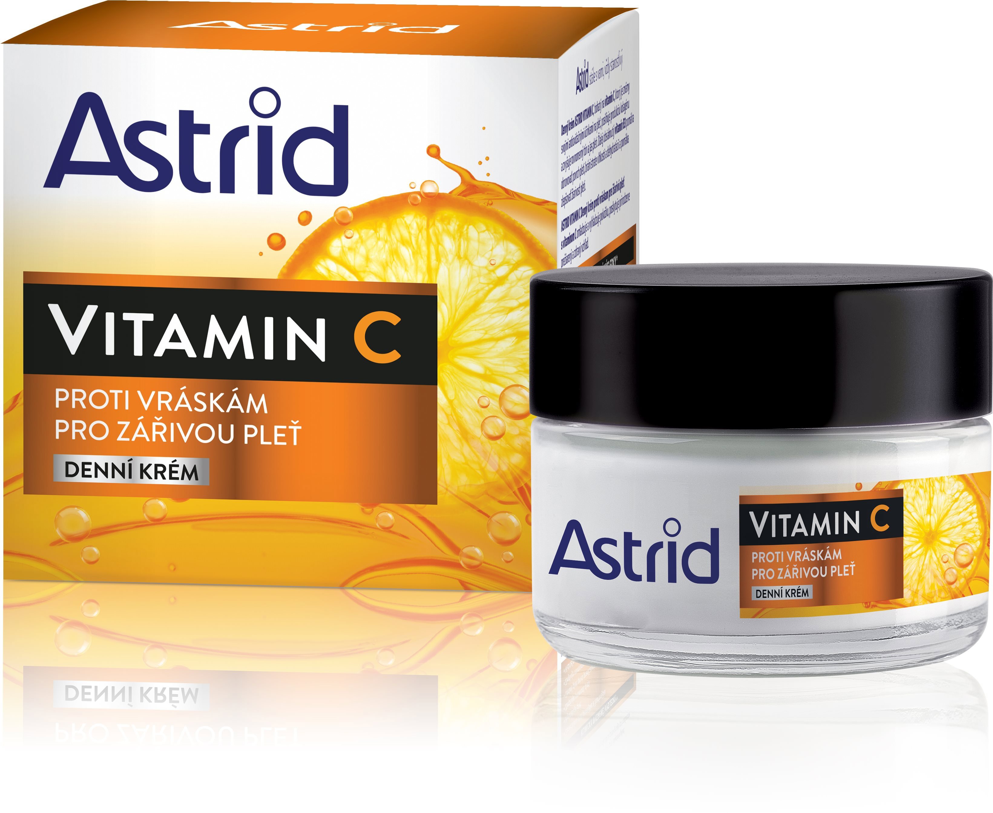 Pleťový krém ASTRID Vitamin C Denní krém proti vráskám pro zářivou pleť 50 ml