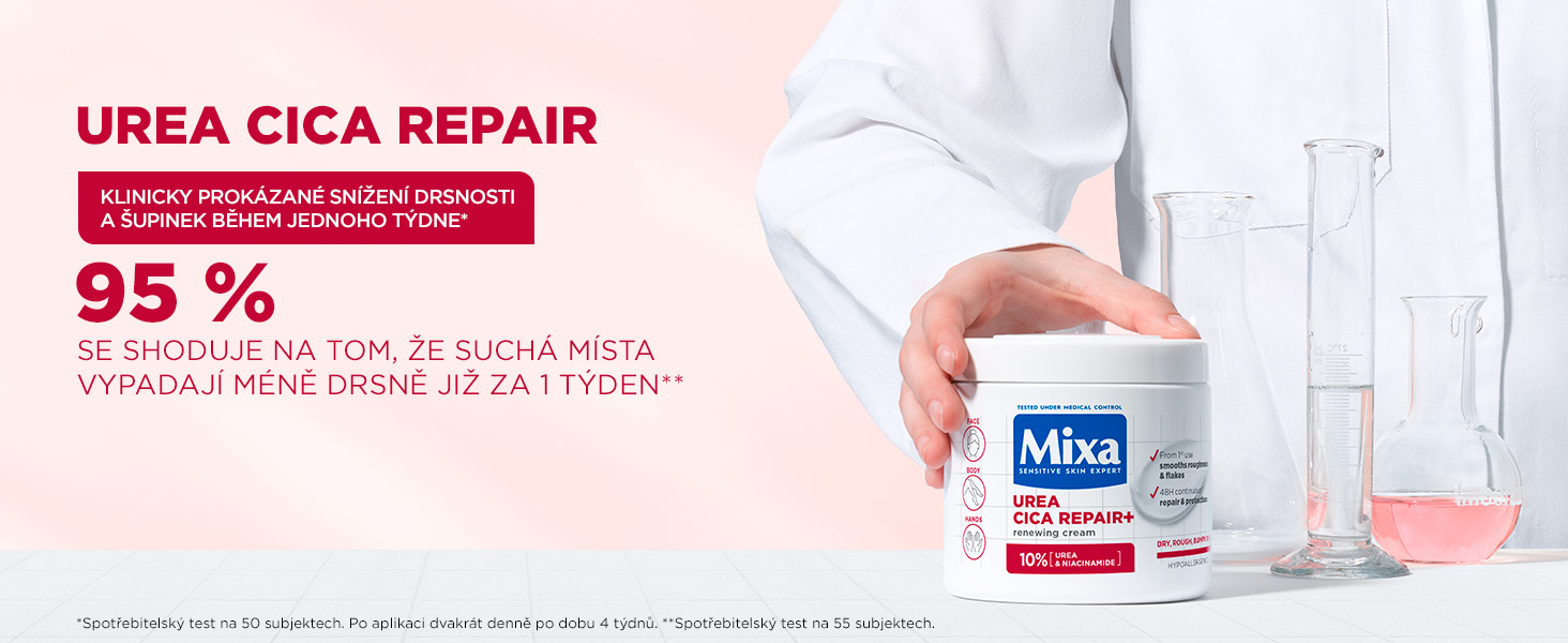 Tělový krém MIXA Urea Cica Repair+ 400 ml