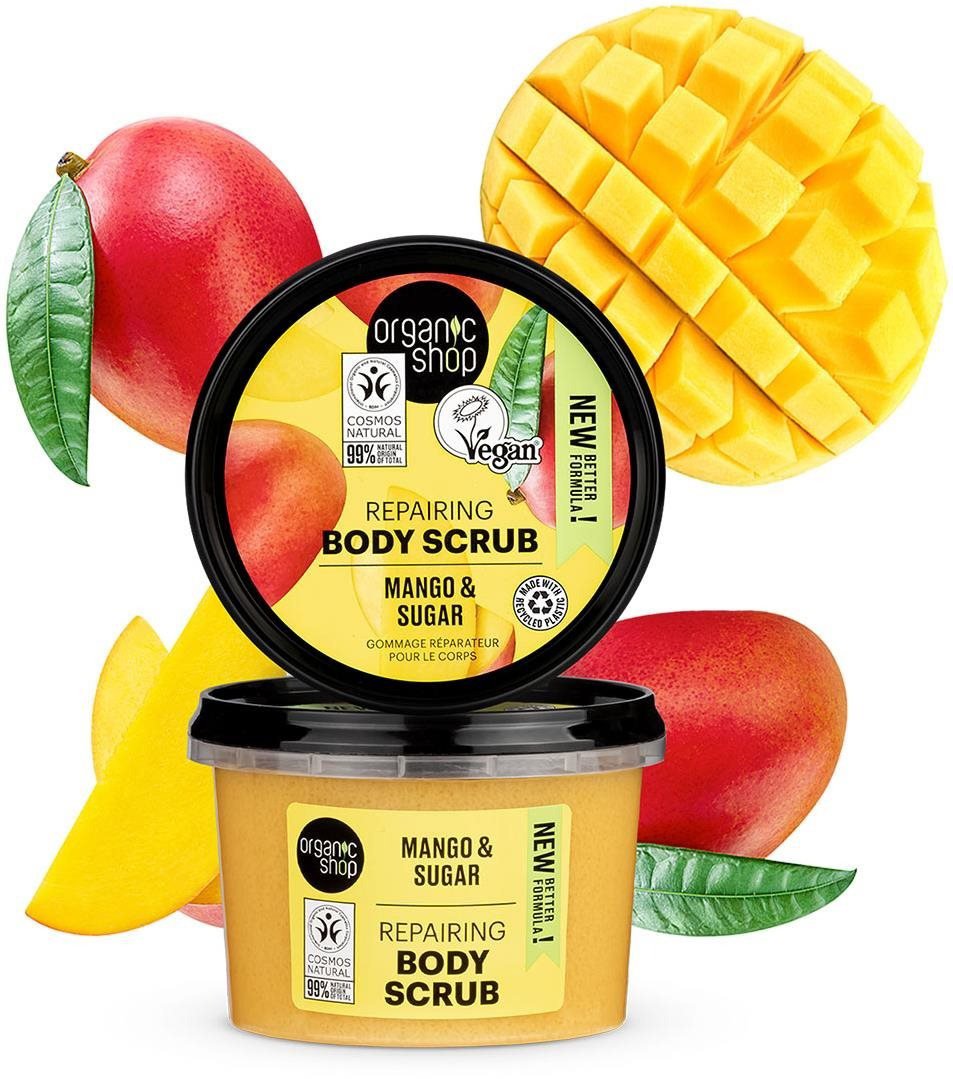 Tělový peeling ORGANIC SHOP Mango a cukr 250 ml