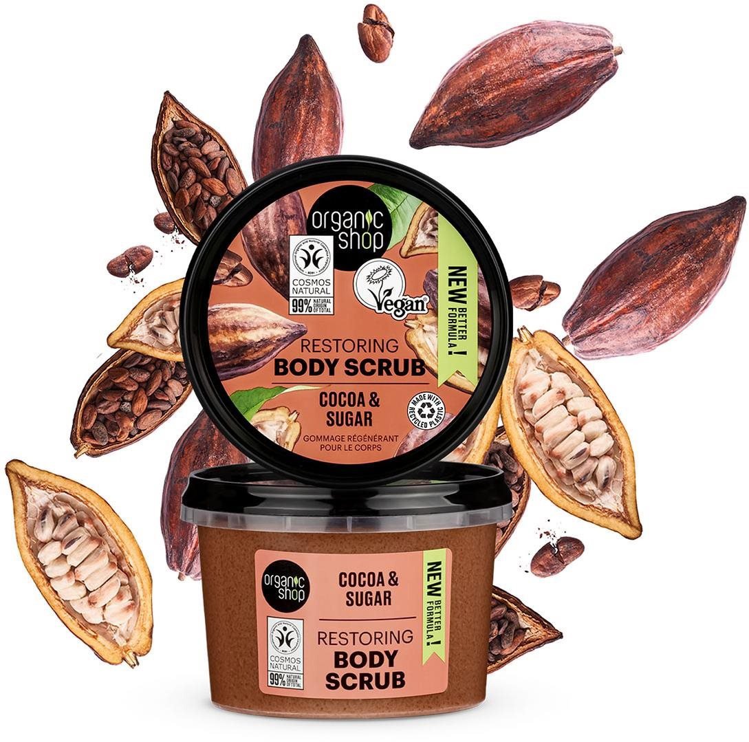 Tělový peeling ORGANIC SHOP Kakao a cukr 250 ml