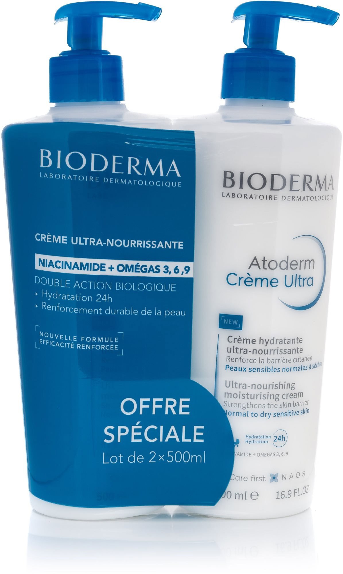 Tělový krém BIODERMA Cream Ultra 2 × 500 ml