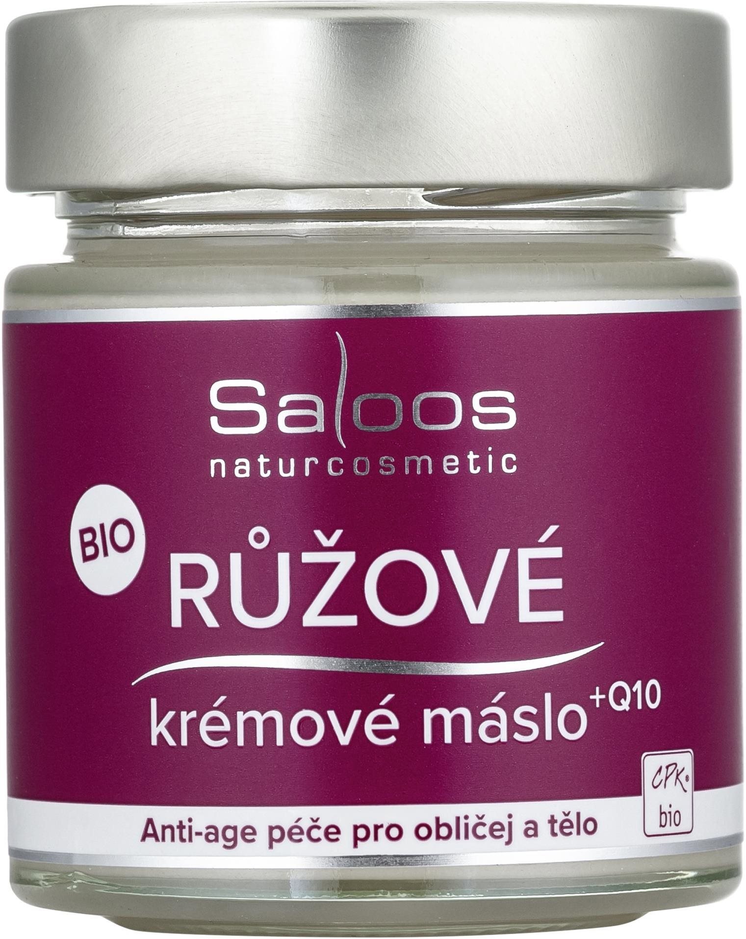 Tělové máslo SALOOS Bio Růžové krémové máslo 110 ml
