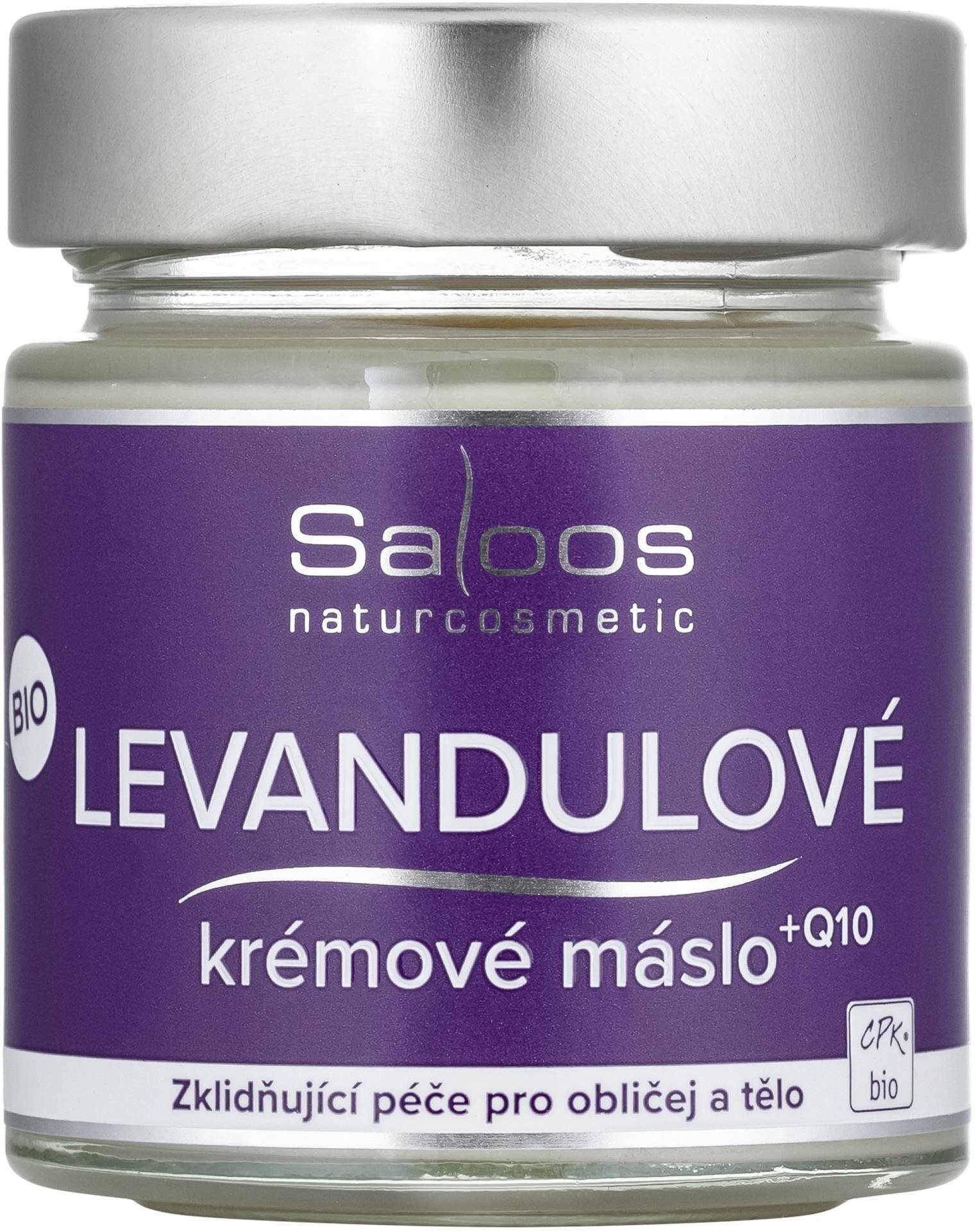 Tělové máslo SALOOS Bio Levandulové krémové máslo 110 ml