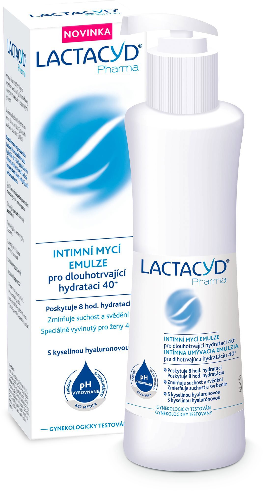 Intimní gel LACTACYD Pharma Pro dlouhotrvající hydrataci 40+ 250 ml