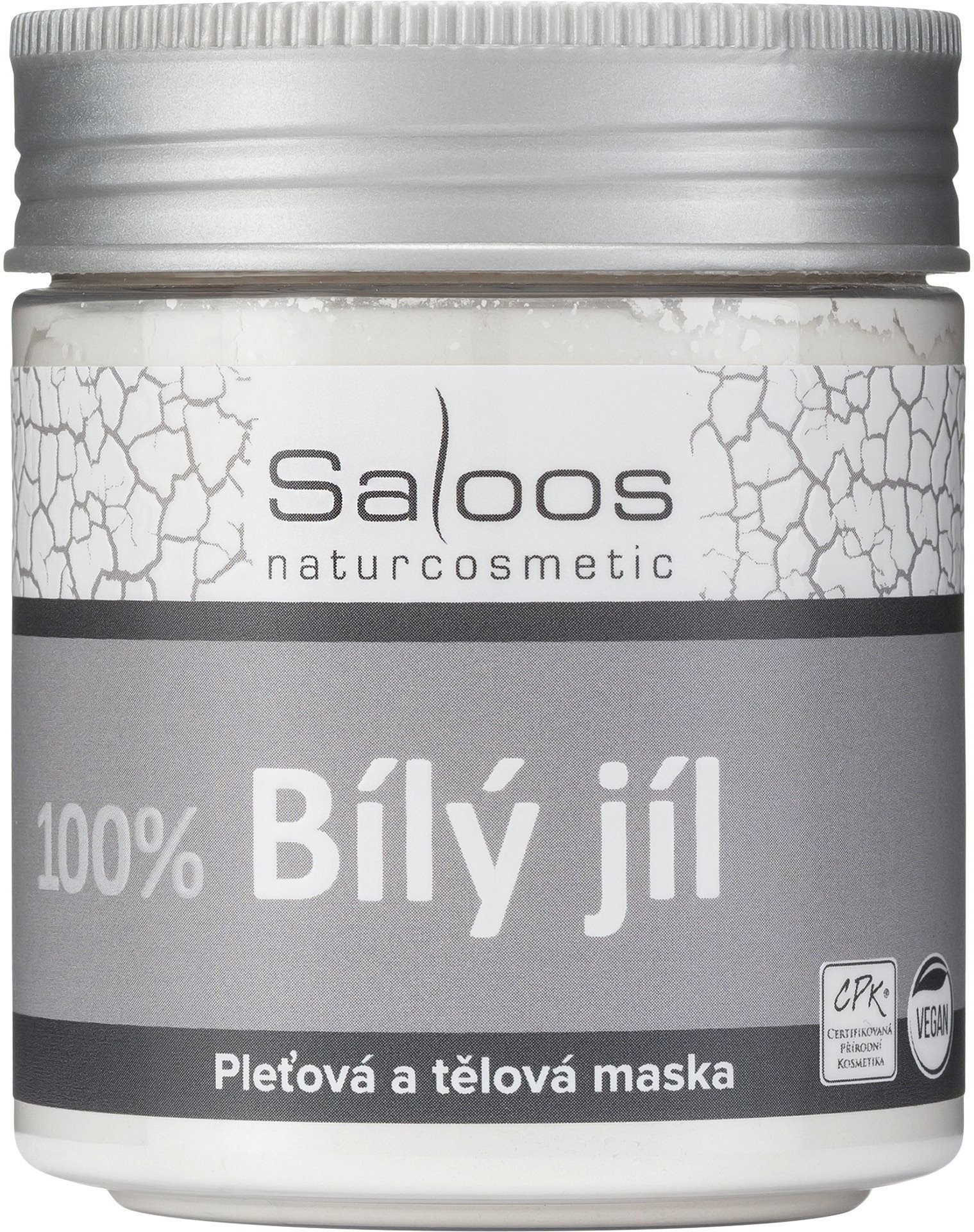 Pleťová maska SALOOS Biely íl 100% Francúzsky 100 g