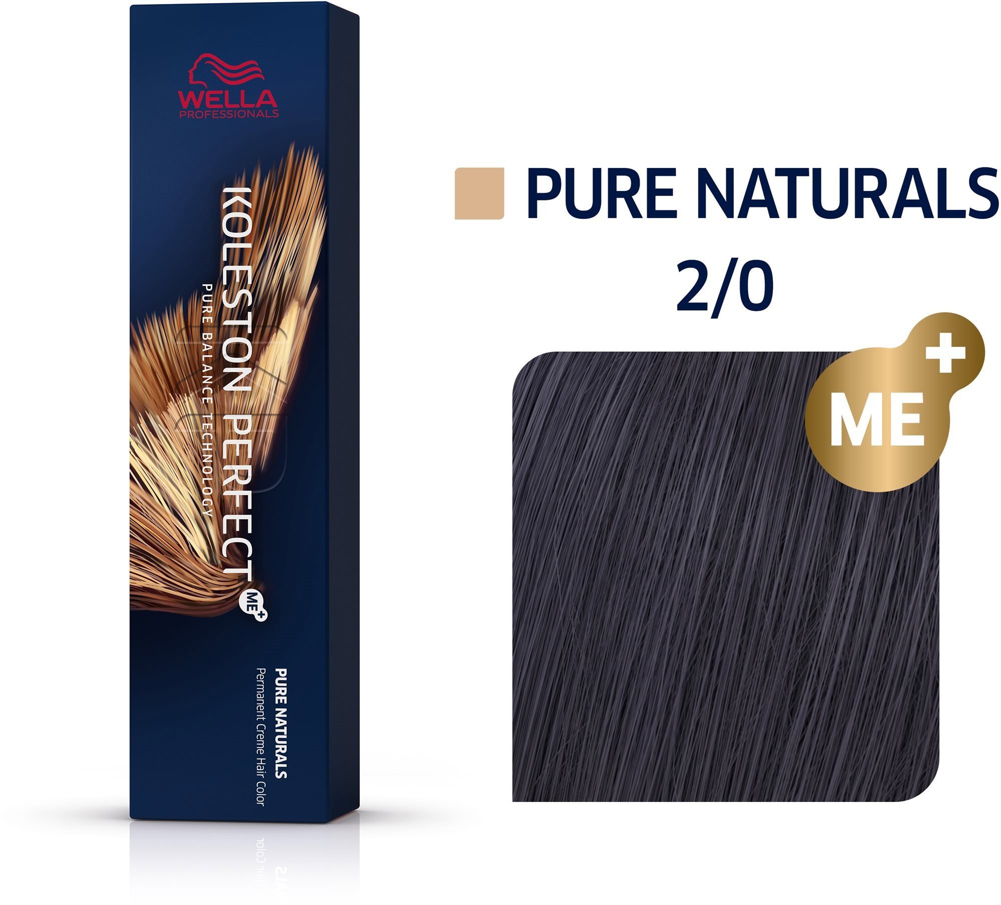 Barva na vlasy WELLA PROFESSIONALS Koleston Perfect Pure Naturals 2/0 (60 ml)