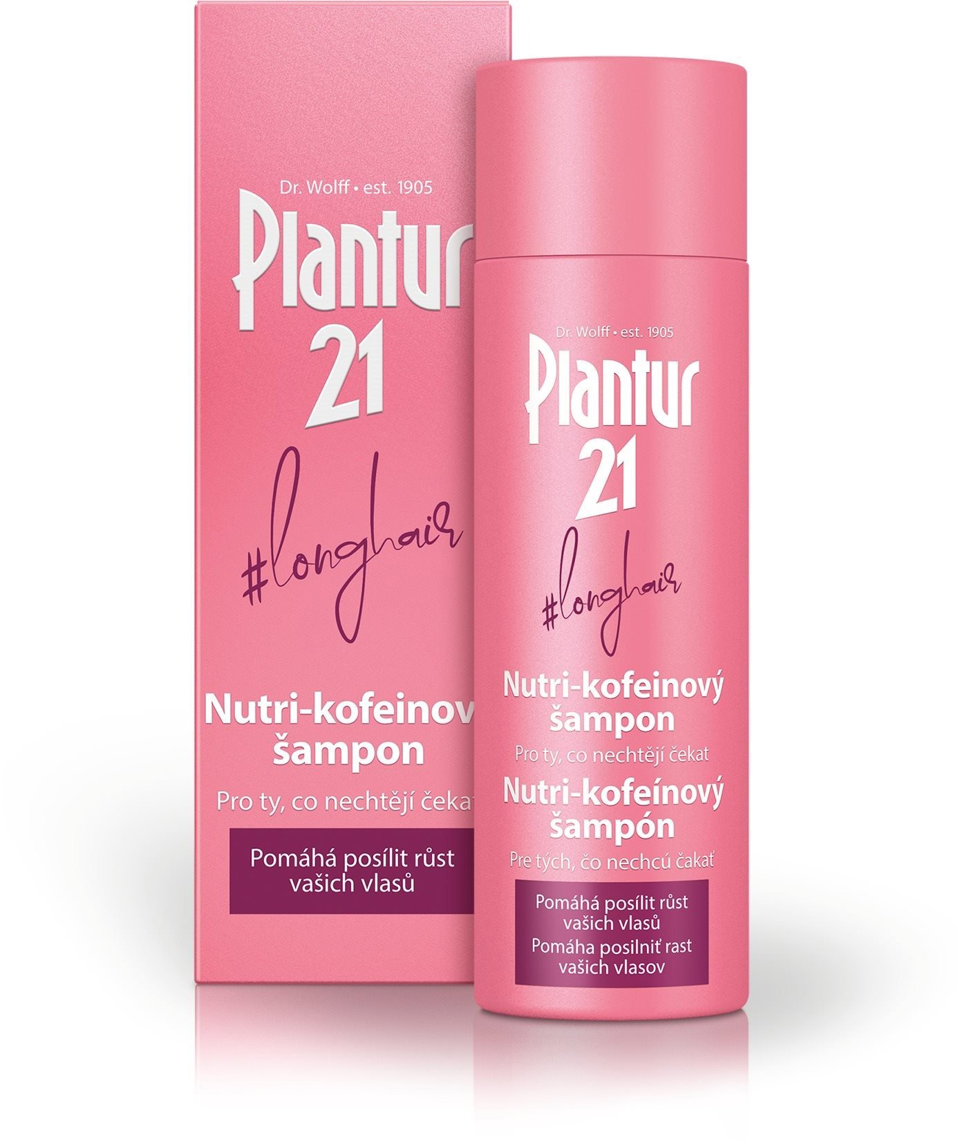 Šampon PLANTUR21 Nutri-kofein Shampoo #longhair 200 ml