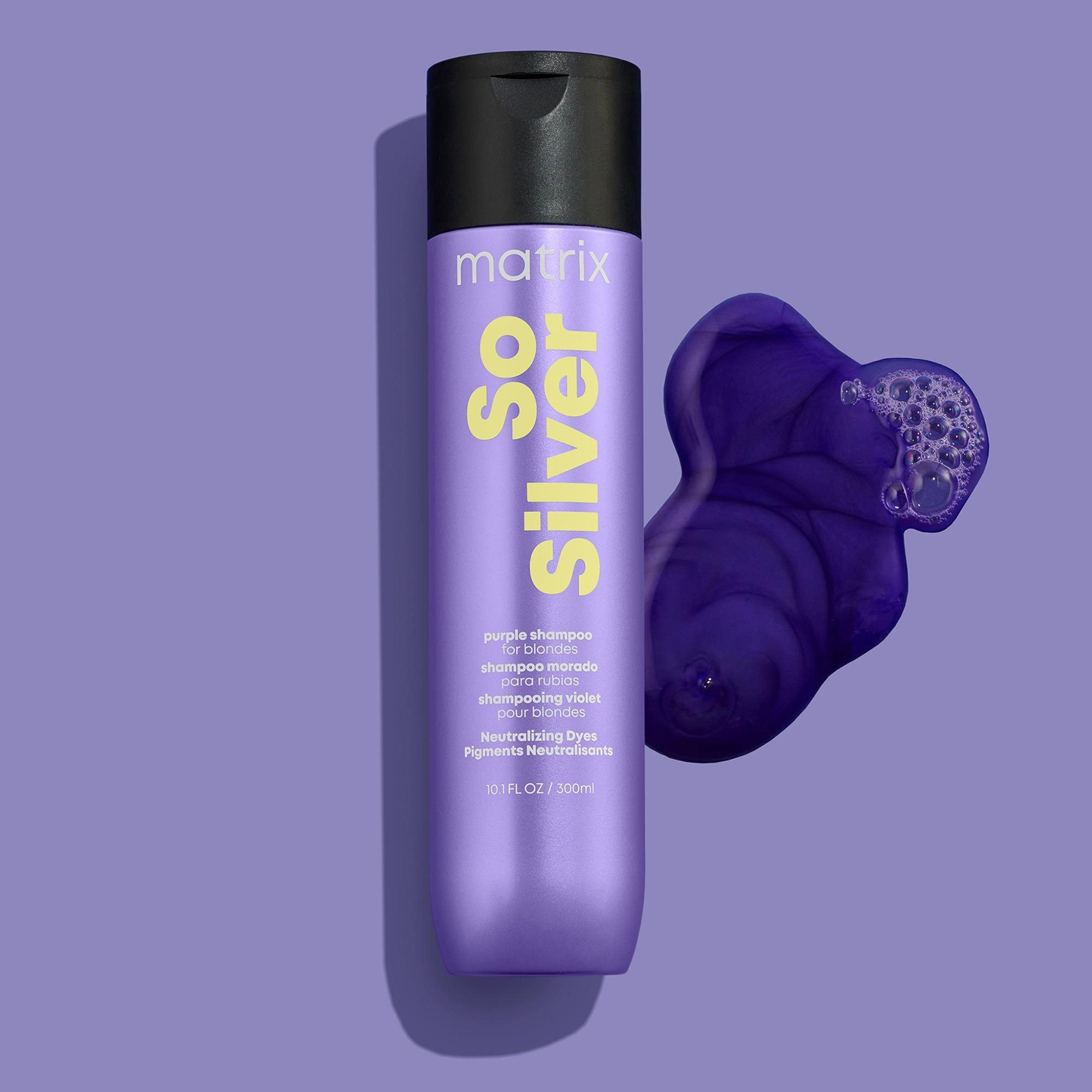 Silver shampoo MATRIX So Silver shampoo neutralizing yellow tones 300 ml