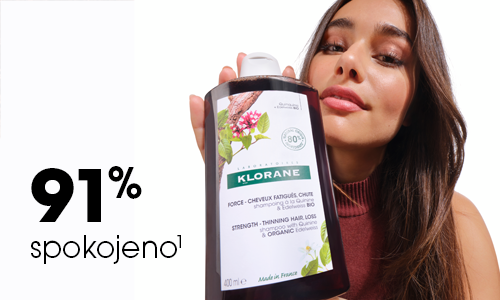 KLORANE Šampon s chininem a BIO protěží alpskou 400  ml