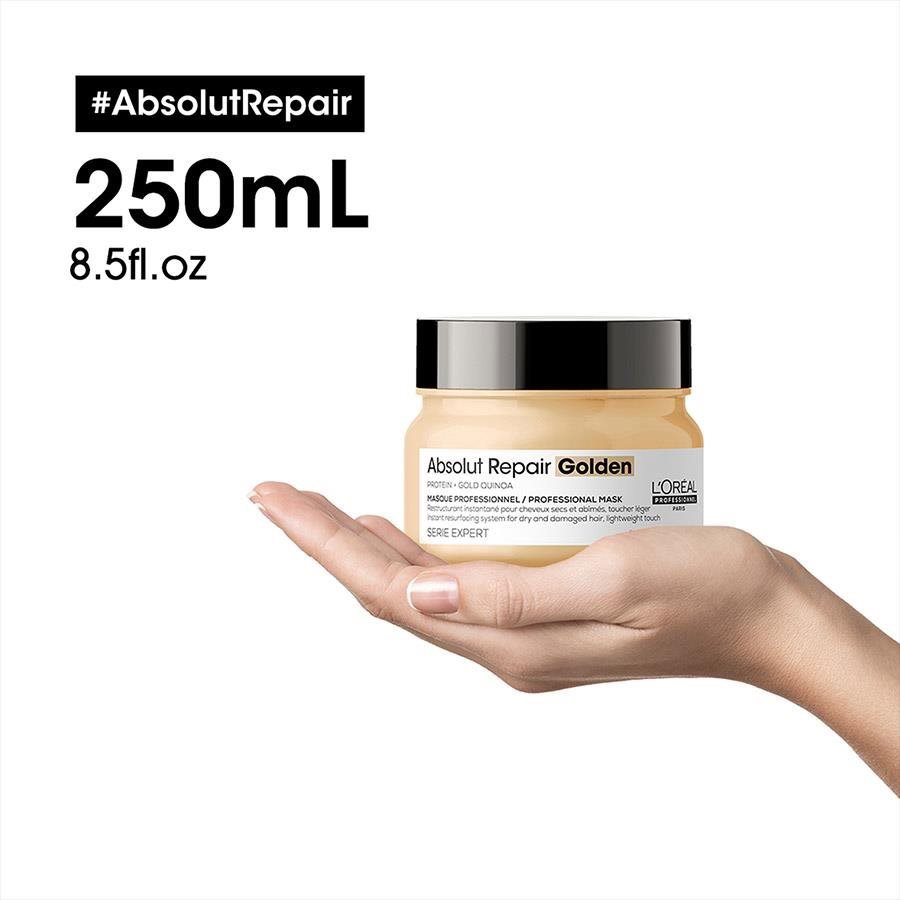 Maska na vlasy L'ORÉAL PROFESSIONNEL Serie Expert Absolut Repair zlatá maska 250 ml
