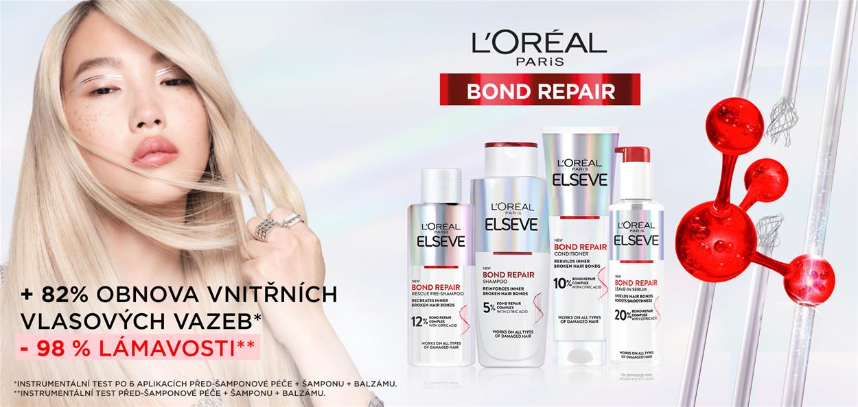 Sada vlasové kosmetiky L'ORÉAL PARIS Elseve Bond Repair Set 500 ml