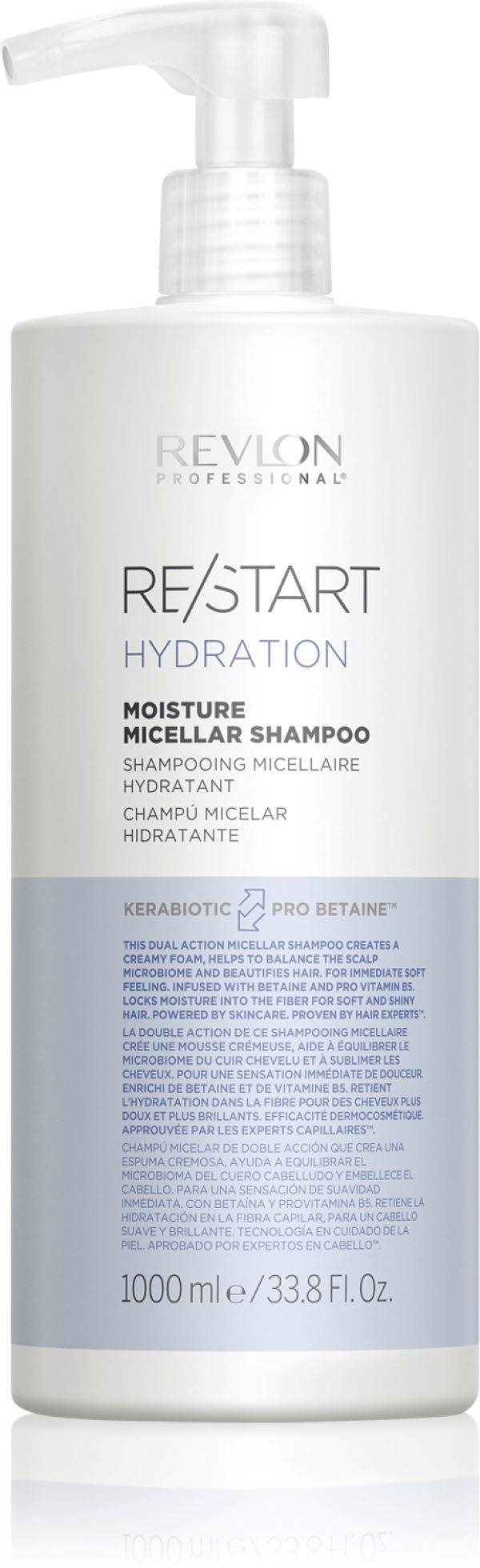 REVLON PROFESSIONAL Re/Start Hydration Moisture Micellar Shampoo 1000 ml