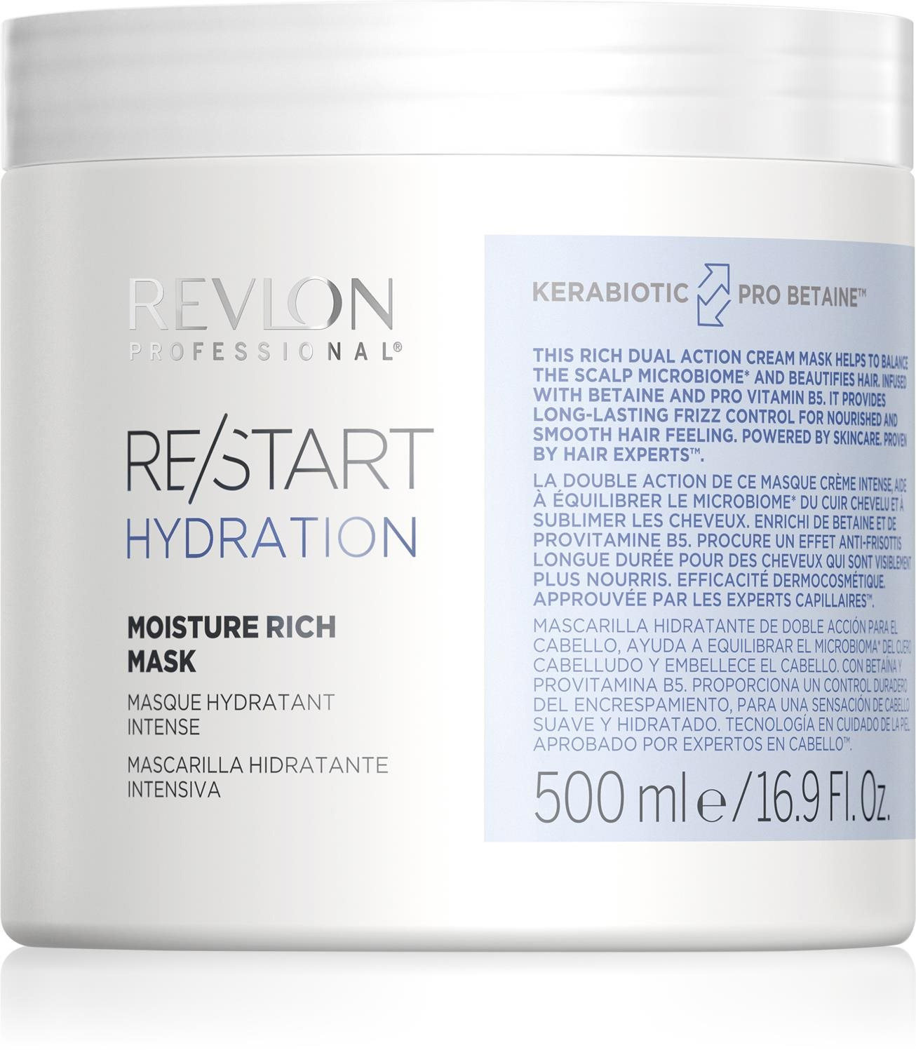 Maska na vlasy REVLON PROFESSIONAL Re/Start Hydration Moisture Rich Mask 500 ml