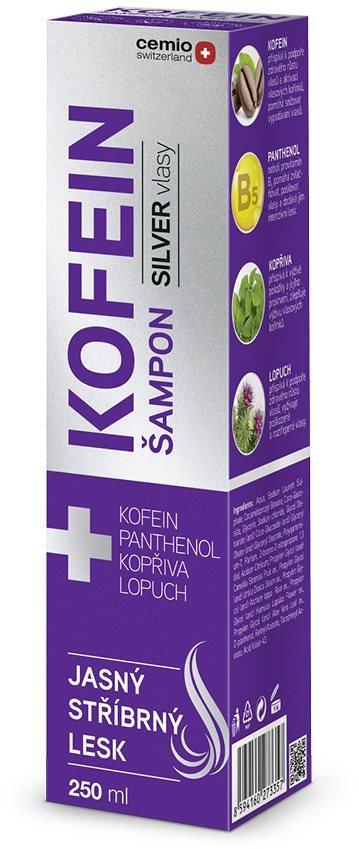 Shampoo CEMIO Caffeine shampoo for gray hair 250 ml