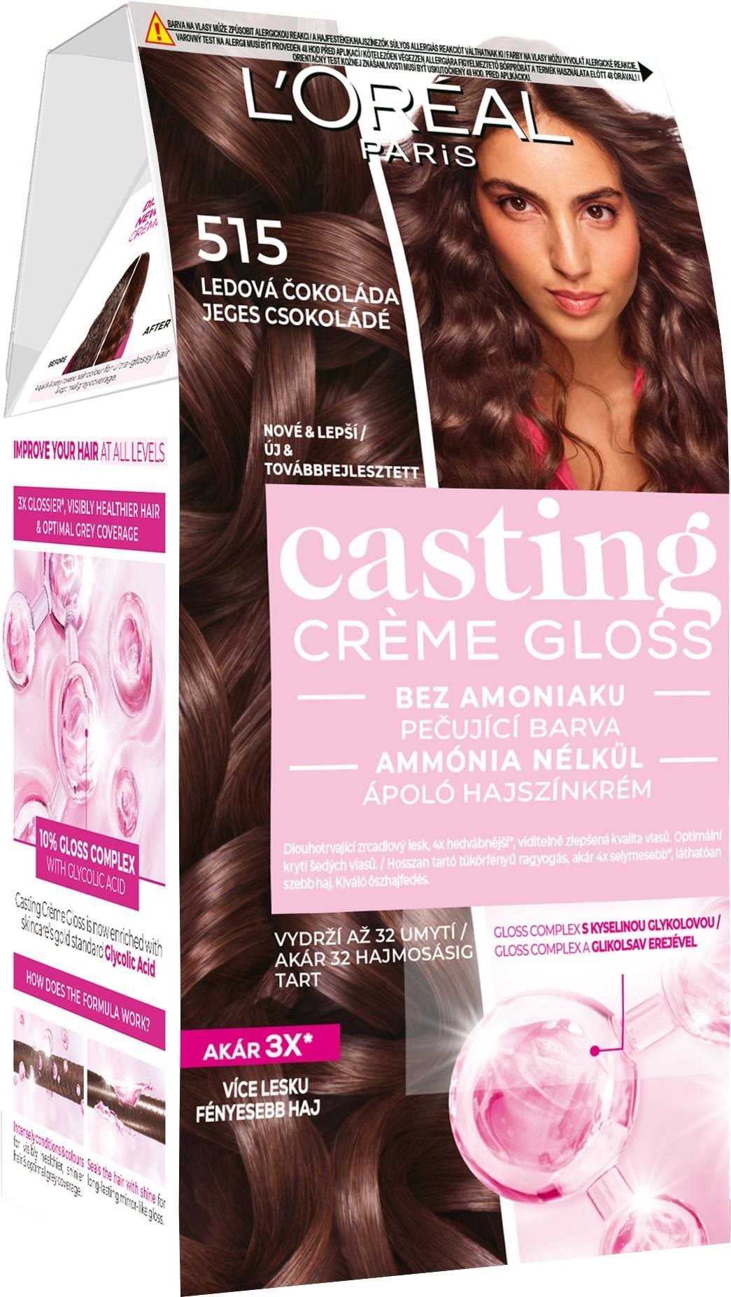 Barva na vlasy L'ORÉAL PARIS Casting Creme Gloss 515 Ledová čokoláda