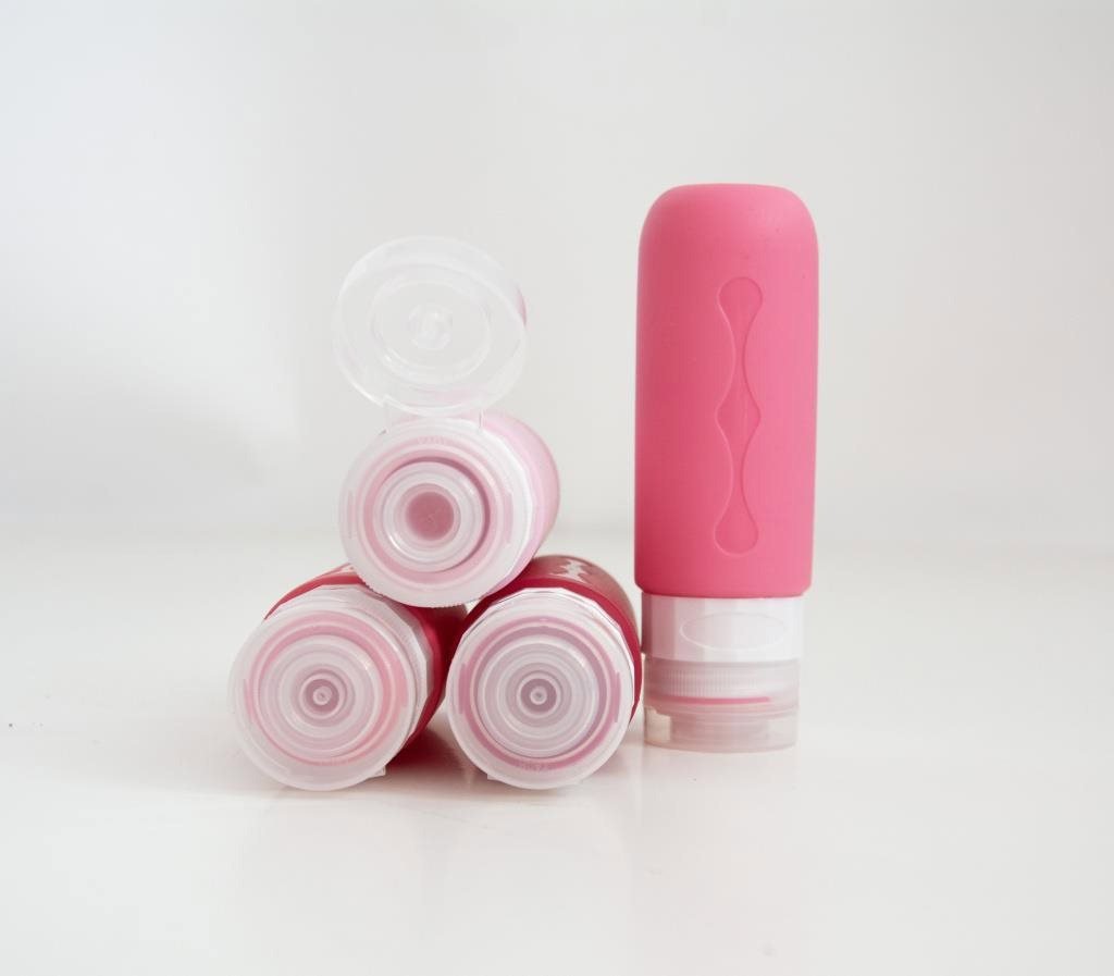 Kufryplus.cz Cestovní silikonové lahvičky 90 ml XND12, sada 4 ks