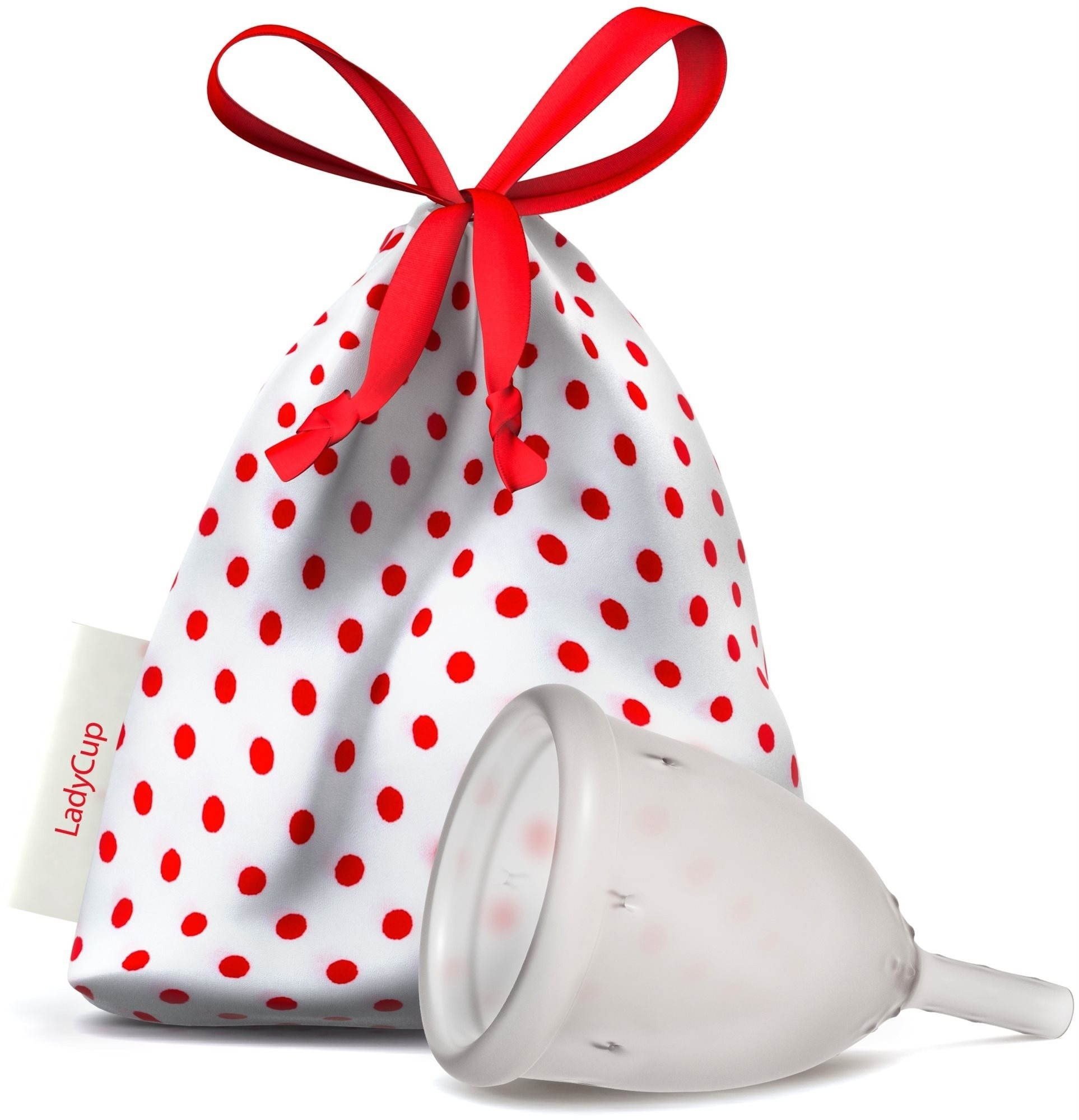 Menstruační kalíšek LADYCUP Transparent, vel. S