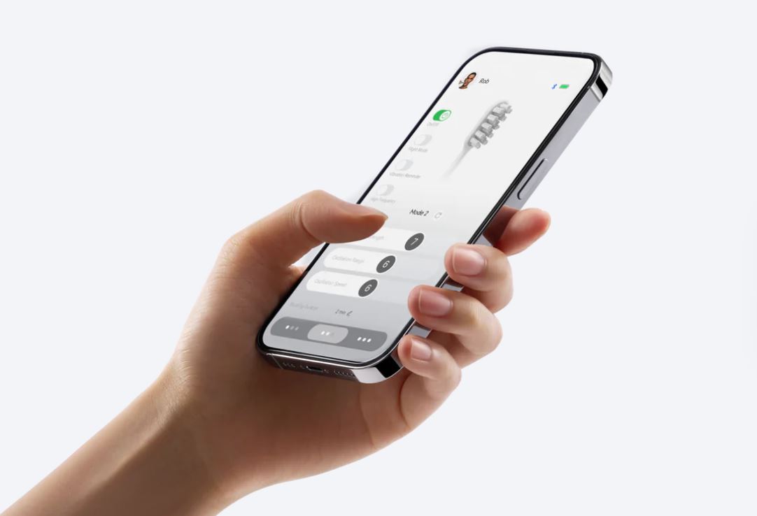 Elektrický zubní kartáček Laifen Wave LFTB01-A Aluminium