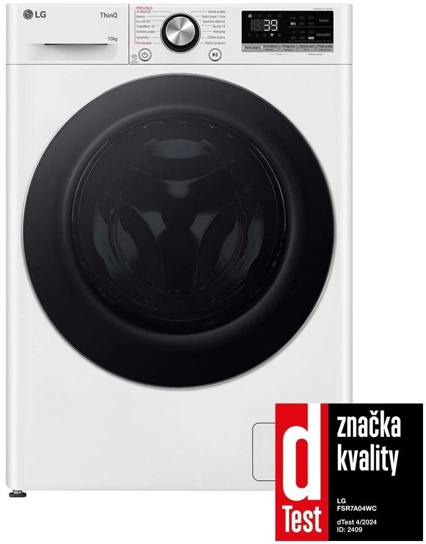 Parní pračka LG FSR7A04WC