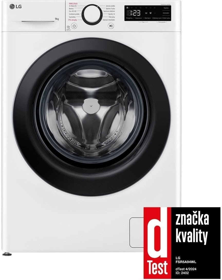 Parná práčka LG FSR5A94WL