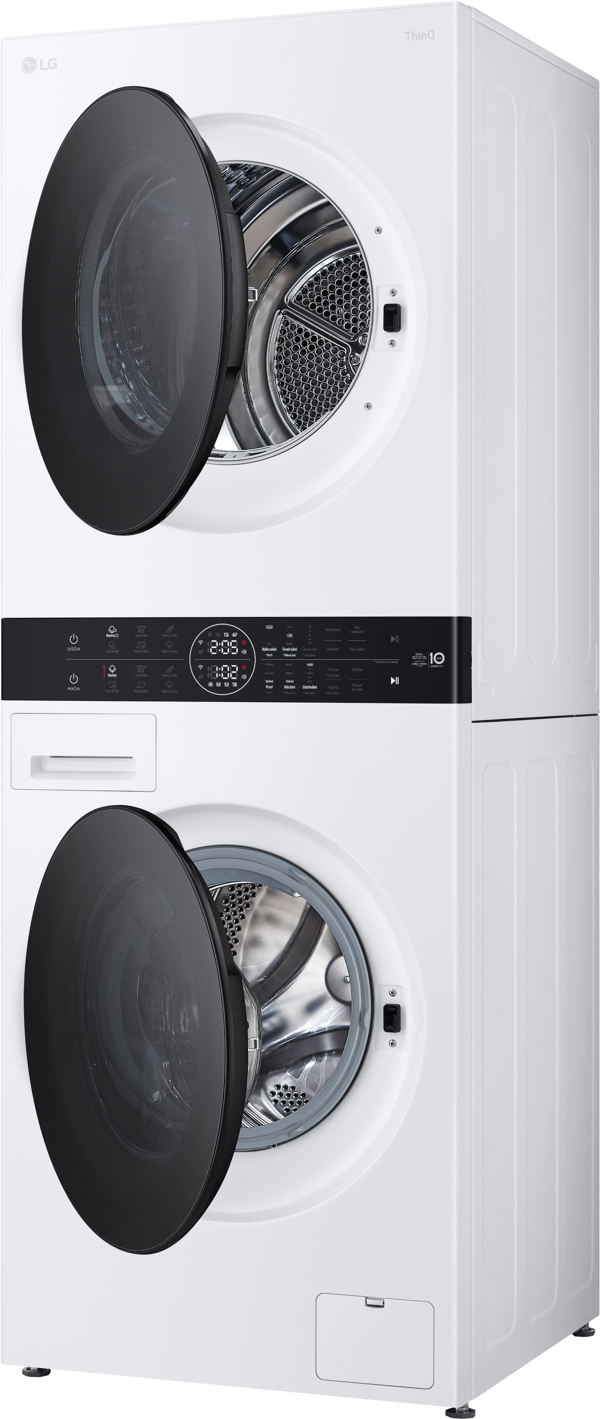 Parná práčka so sušičkou LG WashTower WT1210WWF