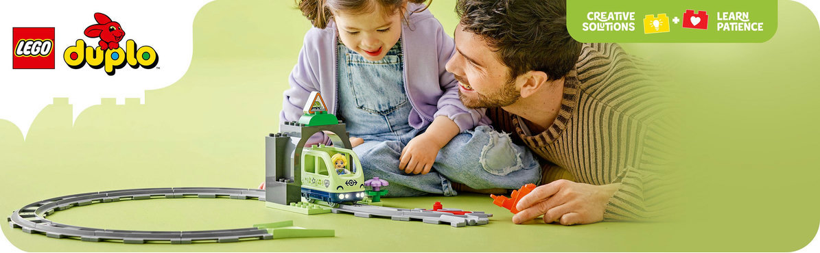 LEGO® DUPLO® 10425 Železniční tunel a koleje – rozšiřující sada