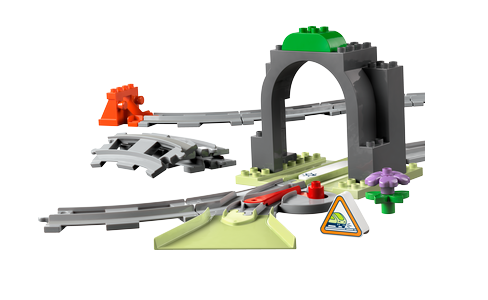 LEGO® DUPLO® 10425 Železniční tunel a koleje – rozšiřující sada