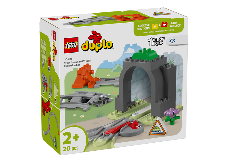 LEGO® DUPLO® 10425 Železniční tunel a koleje – rozšiřující sada