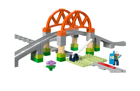 LEGO® DUPLO® 10426 Railroad Bridge and Tracks Expansion Set