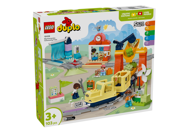 LEGO® DUPLO® 10428 Velký interaktivní komunitní vláček