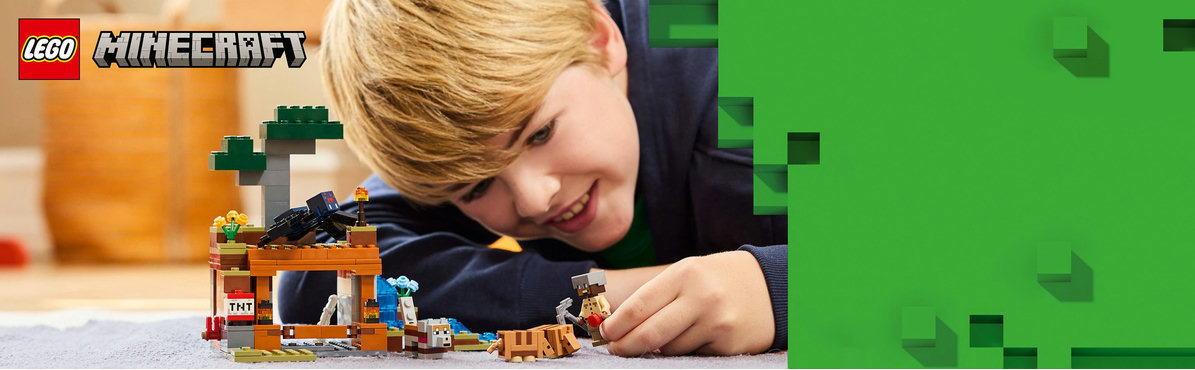 LEGO® Minecraft® 21269 Výprava do bane a pásavec