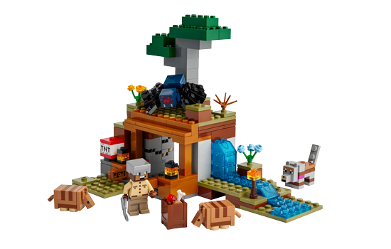 LEGO® Minecraft® 21269 Výprava do bane a pásavec