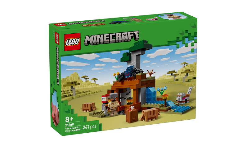 LEGO® Minecraft® 21269 Výprava do bane a pásavec